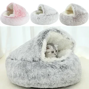 Warm & Soft Plush Pet Beds for the Winter Season